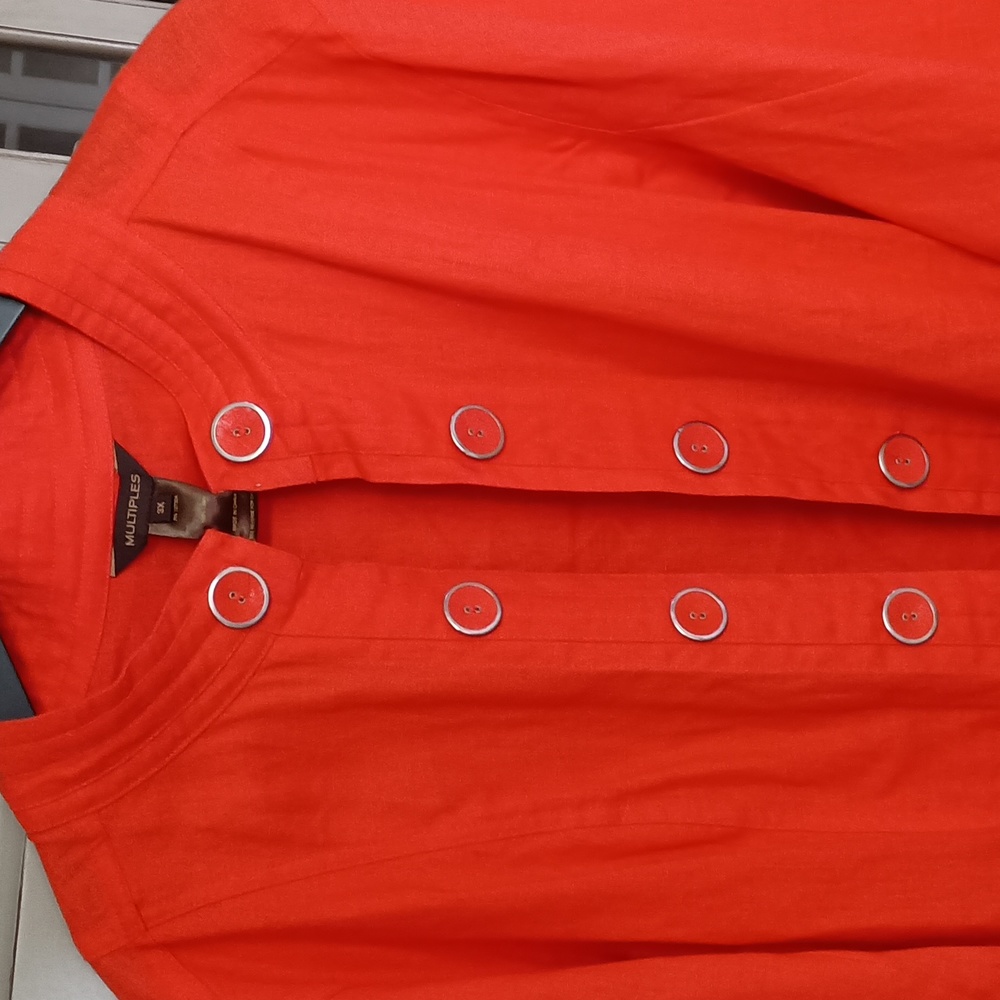 Ladies Multiples Linen Jacket - Picture 2 of 7